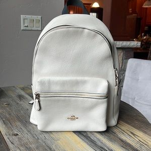 Coach Leather Backpack